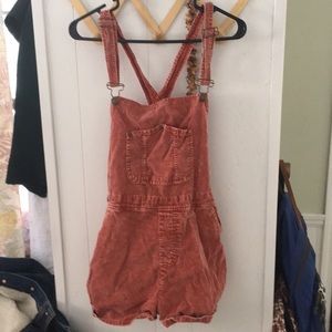 Forever 21 corduroy shortalls